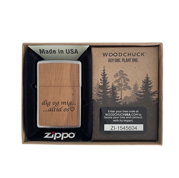 Zippo lighter - Valnød 